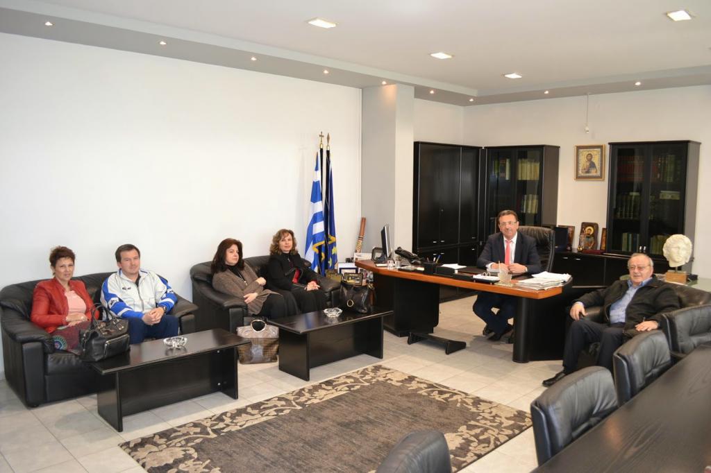 Συνάντηση Αντιπεριφερειάρχη Πέλλας με Διευθυντή & Εκπαιδευτικούς 1ου Γυμνασίου Έδεσσας